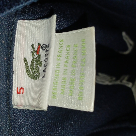 Lacoste polo shirt men's size 5 - Picture 3 of 4